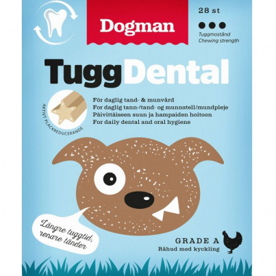 Dogman Tugg Dental med kylling Www.iPet.dk